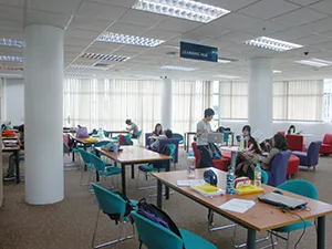 Self-study Area Inside the Library