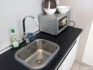 Indoor Shared Microwave