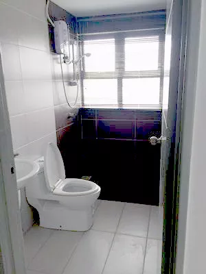 Room Interior (2-Person Room) Private Shower & Toilet