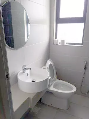 Room Interior (2-Person Room) Private Shower & Toilet
