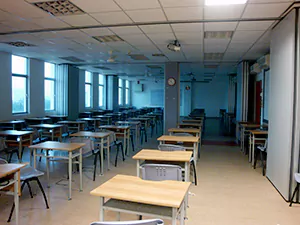 Classroom (Can be divided into smaller classrooms with partitions)