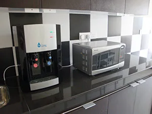 Common drinking water, microwave
